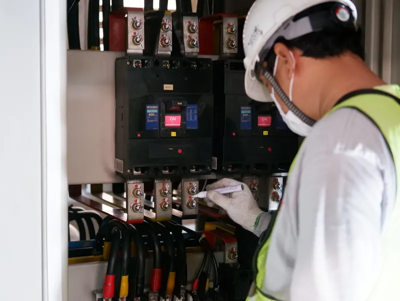 Chantier électrique